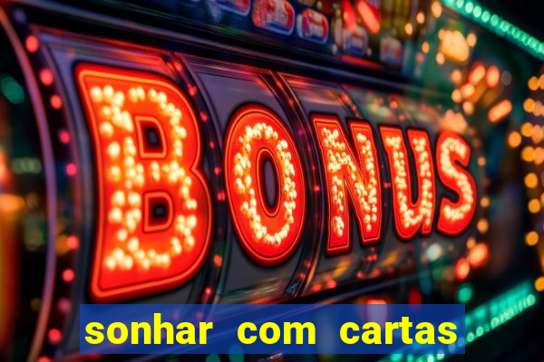 sonhar com cartas de baralho no chao